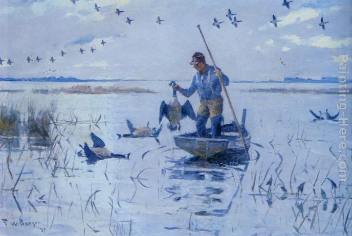 Frank Weston Benson Retrieving Geese